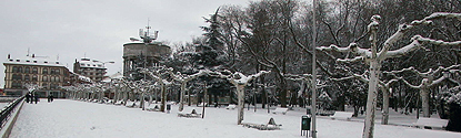 Paseos de La Mota nevados