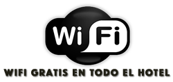 Wifi gratis en todo el Hotel Santiago